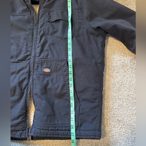 Men’s Black Hooded Dickies hooded Jacket with Sherpa Lining size M - Picture 11 of 11